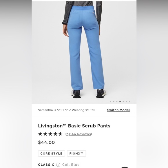 Figs Basic Scrub Pant - Picture 2 of 3